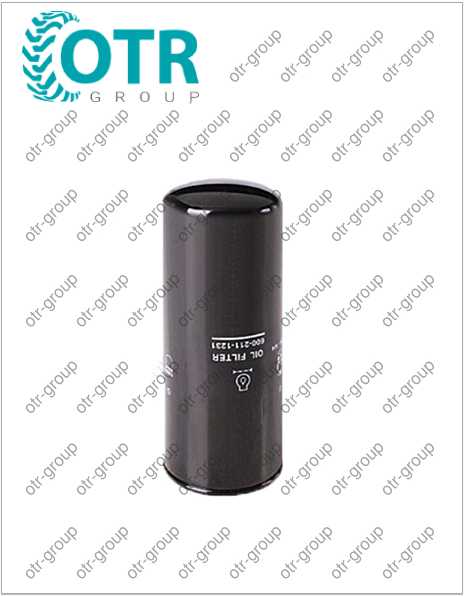 Масляный фильтр 600-211-1230/1231/1290 на бульдозер Komatsu D355С-3