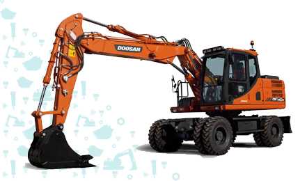 Запчасти для экскаватора Doosan