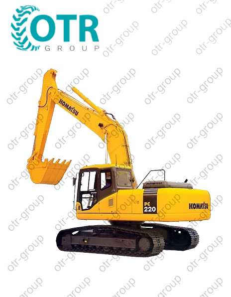 Разбор экскаватора KOMATSU PC 220–7