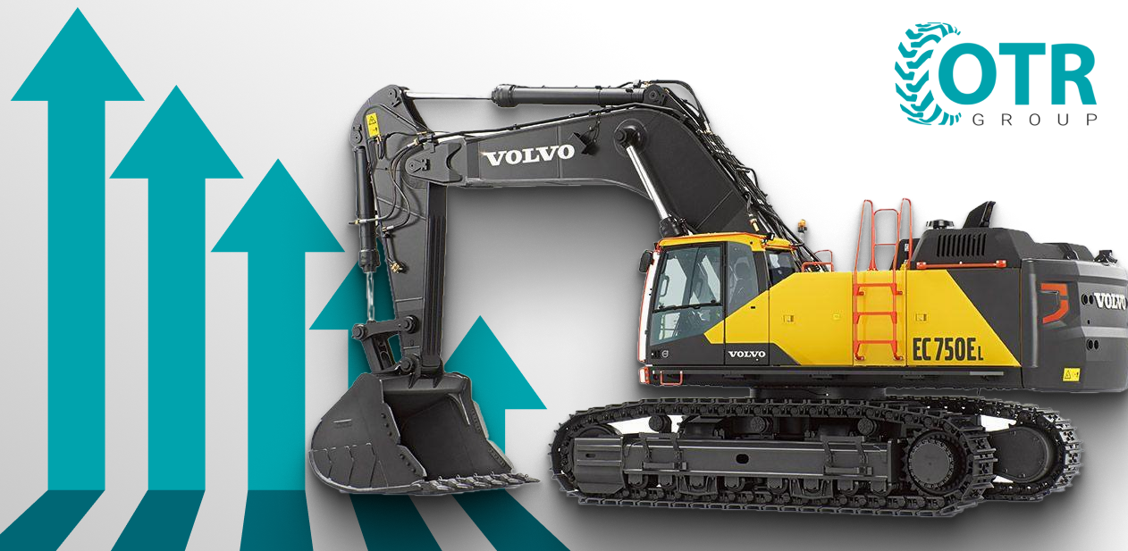 Новый экскаватор Volvo EC750E HR 