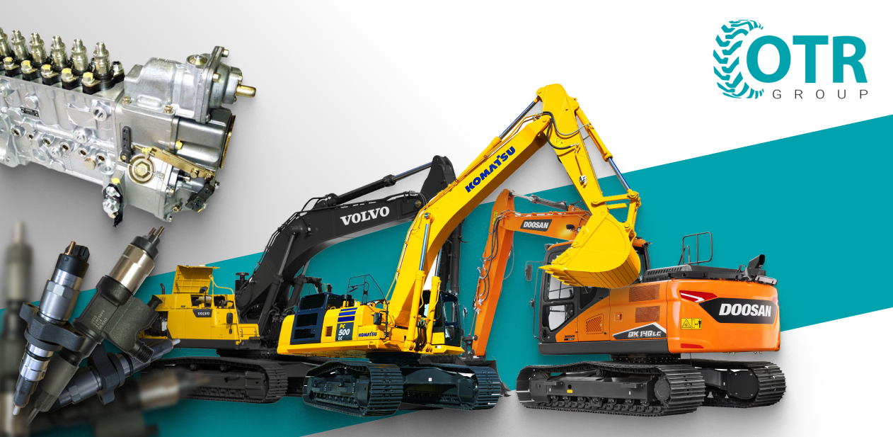 Поступление топливных форсунок и насосов на экскаваторы VOLVO, KOMATSU, DOOSAN
