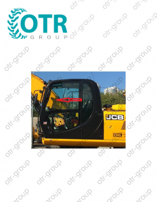 Стекло лобовое JCB триплекс многослойное с шелкографией 827/80139